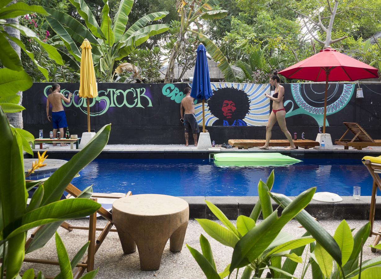 Woodstock Gili - Garden And Bungalows Hotel Gili Trawangan Buitenkant foto