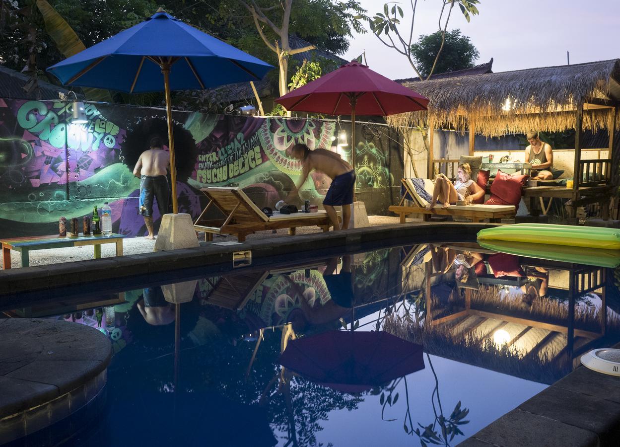 Woodstock Gili - Garden And Bungalows Hotel Gili Trawangan Buitenkant foto